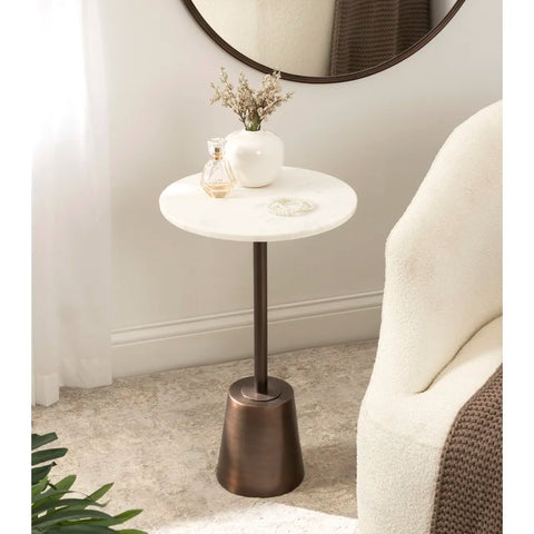 Mesa lateral Cemil bronce
