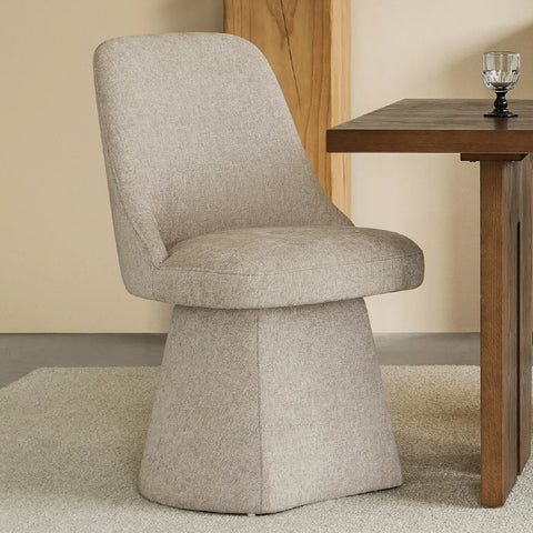 Silla Magon khaki giratorio