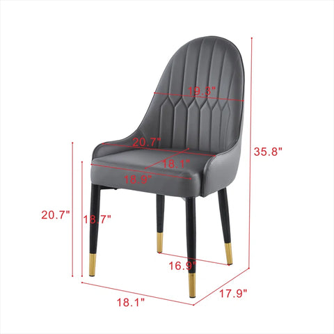 Silla Aviles gris (Set 2)