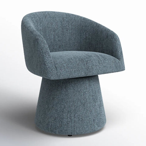 Silla kyo azul giratoria