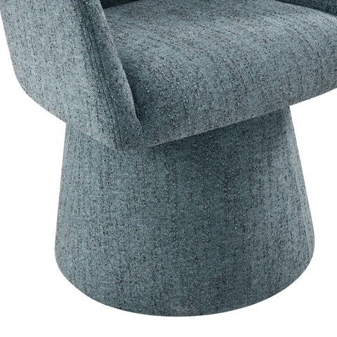 Silla kyo azul giratoria