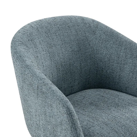 Silla kyo azul giratoria