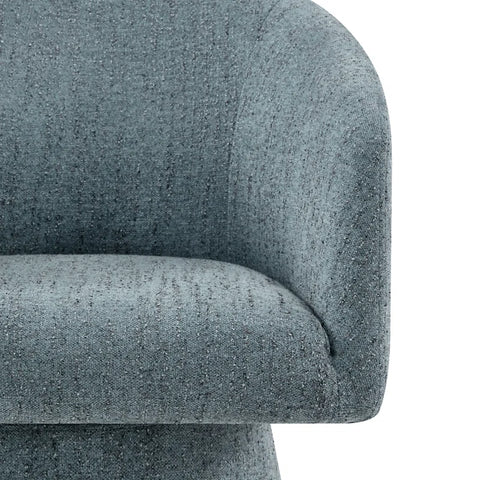 Silla kyo azul giratoria