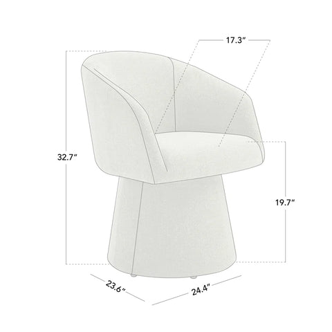 Silla kyo verde giratoria