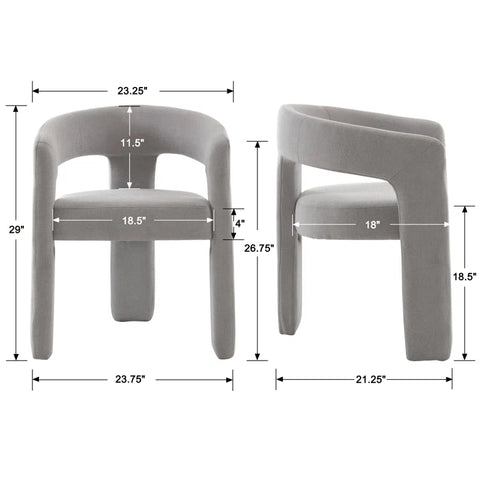 Silla Laure gris