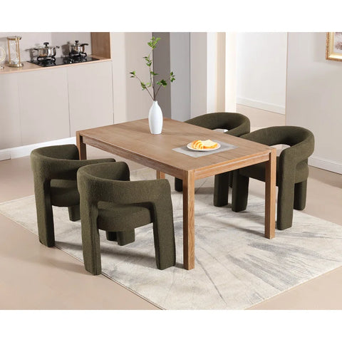 Silla Laure verde olivo