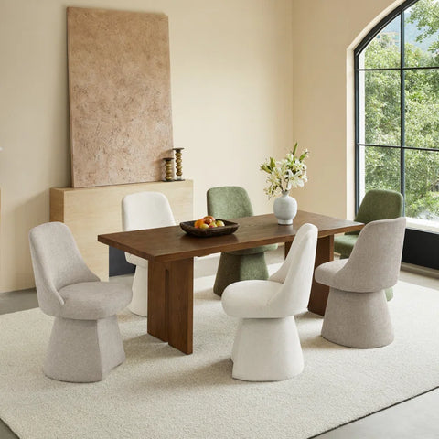Silla Magon khaki giratorio