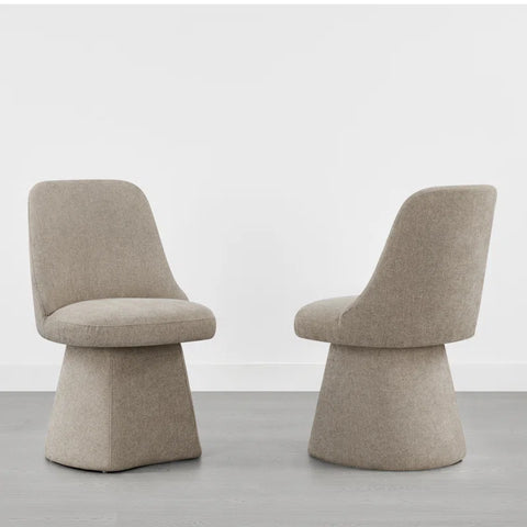 Silla Magon khaki giratorio