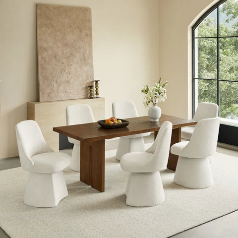 Silla Magon lino giratoria