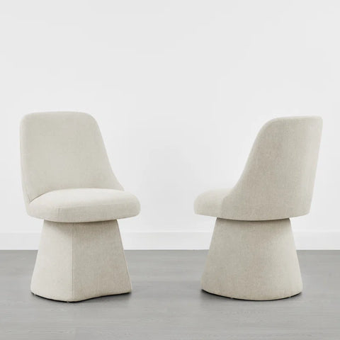 Silla Magon lino giratoria