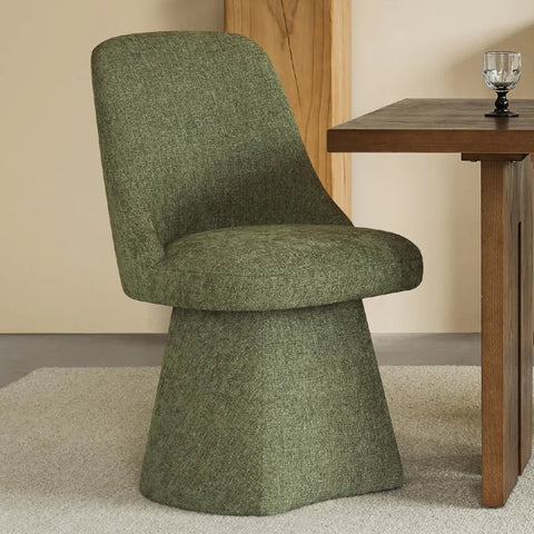 Silla Magon verde moss giratoria