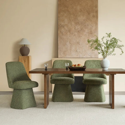 Silla Magon verde moss giratoria
