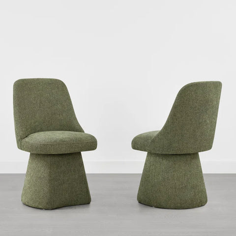 Silla Magon verde moss giratoria