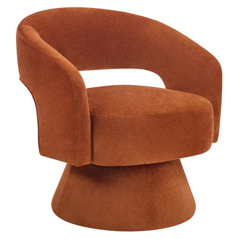 Sillón giratorio Jaris naranja